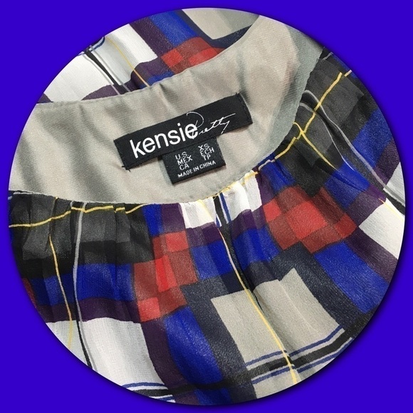 kenzie Pretty 💕Cold Shoulder Hi/Low Plaid Dress💕 - Picture 4 of 5